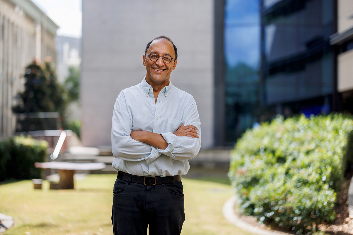 UQ neuroscientist Professor Pankaj Sah honoured by the Australian Academy of Science. Photo: UQ
