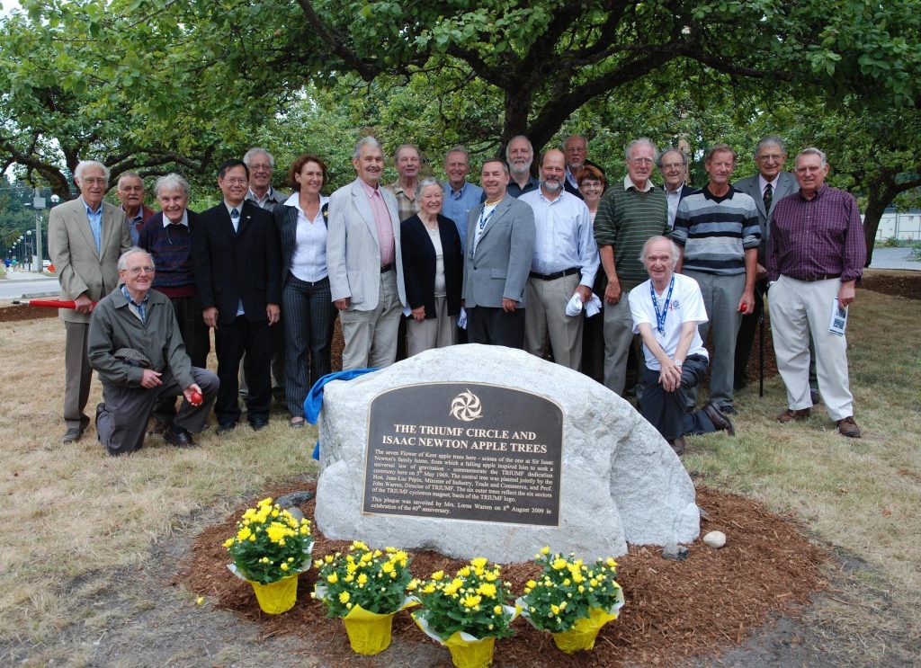 Apple Tree Commemoration - Several apple trees on the UBC campus are descended from the one of Isaac Newton fame! 