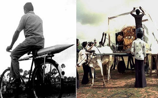 Transported on a bicycle, launched from a church: The fascinating story of India's first rocket launch. Photo: Vikram Sarabhai Space Centre