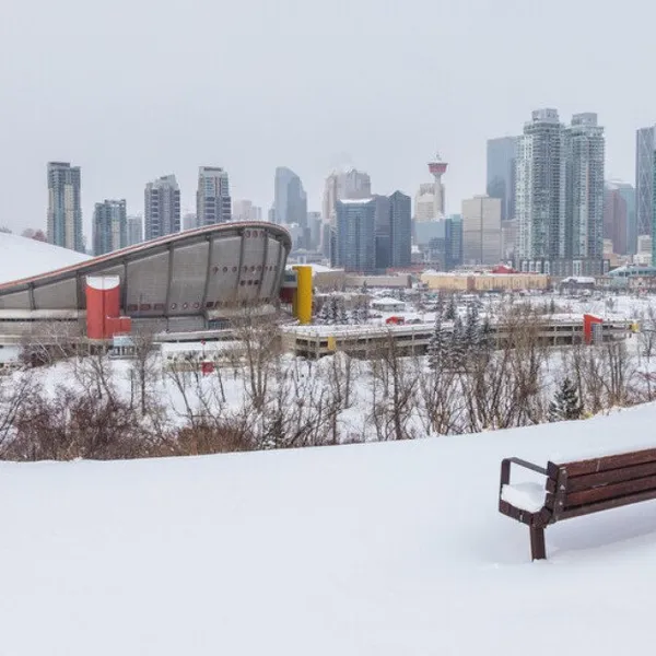 Calgary in winter