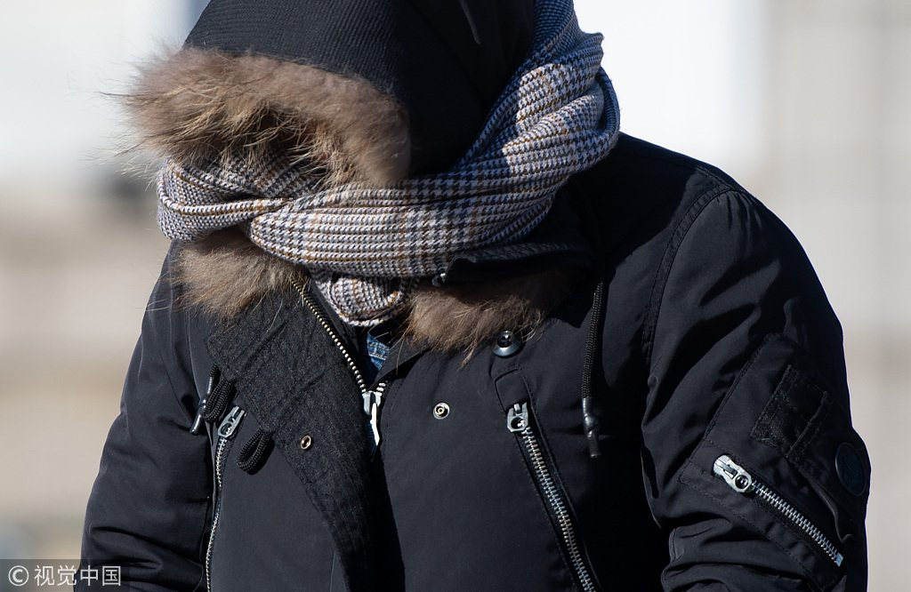 Winter clothing in Canada