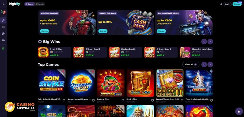 Explore highflybet casino